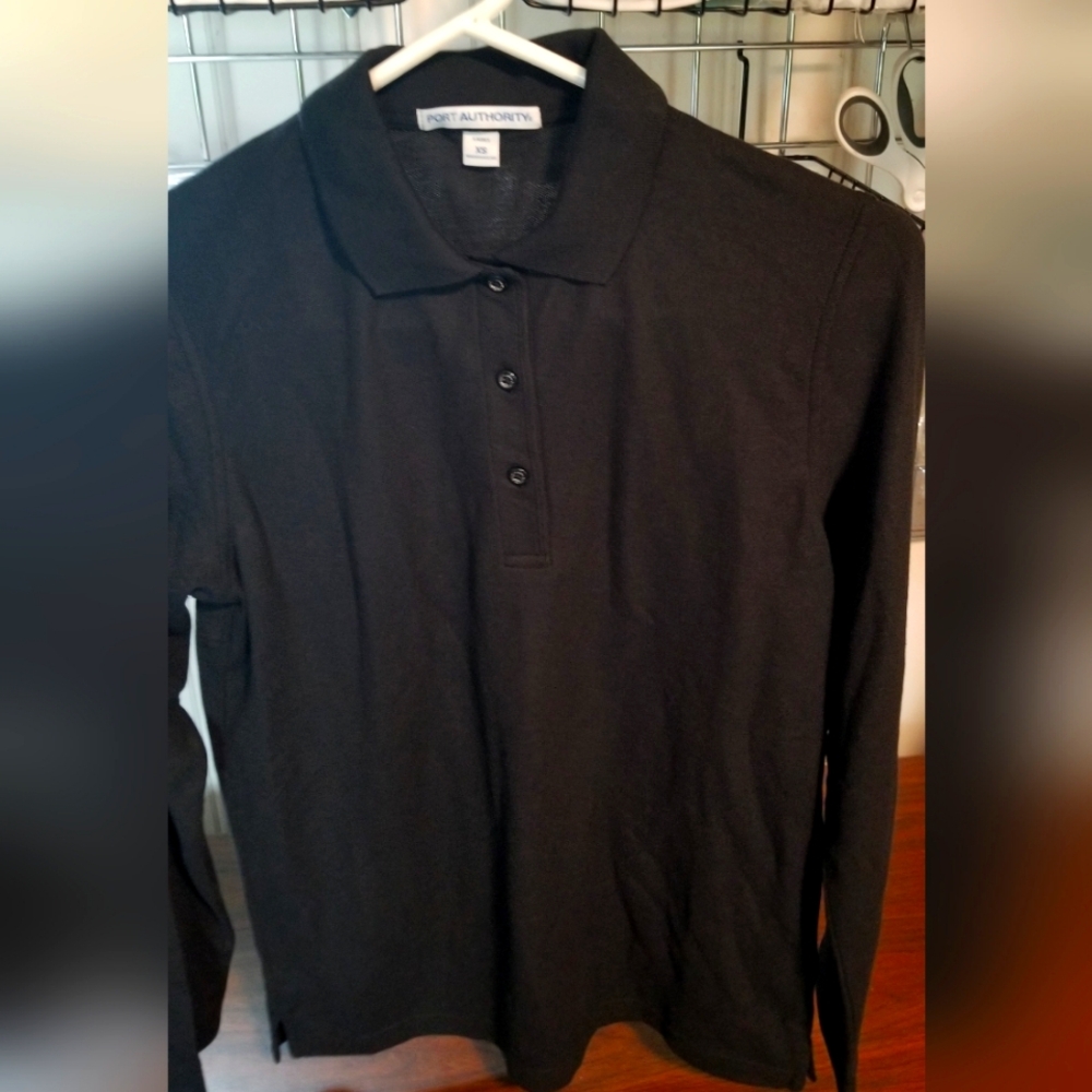 Ladies long sleeved polo